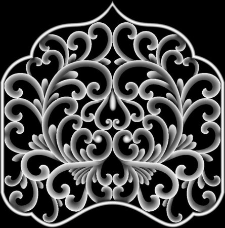 Орнамент Zbrush Alpha