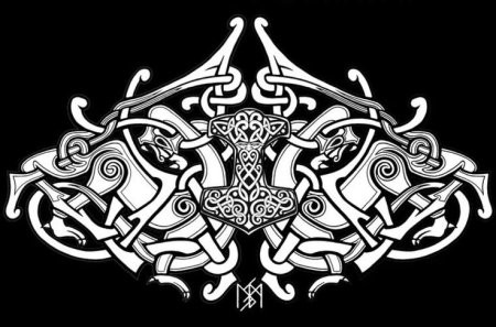 Черно-белые дамасские узоры