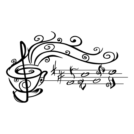 Узоры трафареты музыкальные