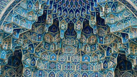 Мозаика орнамент мечеть имама Исфахан