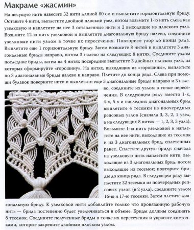 Цветы макраме
