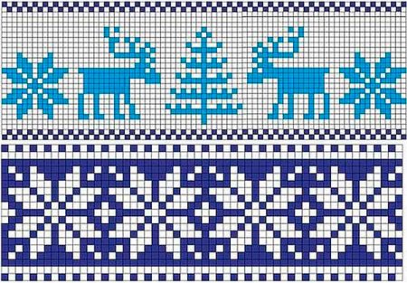 Вышивка снежинки
