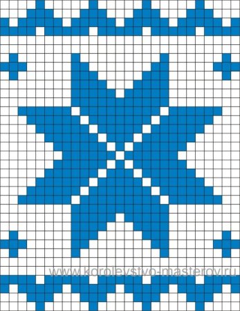 Бискорню Снежинка схема