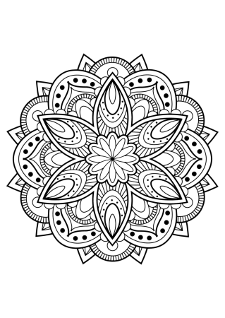 Восьмилепестковая Мандала