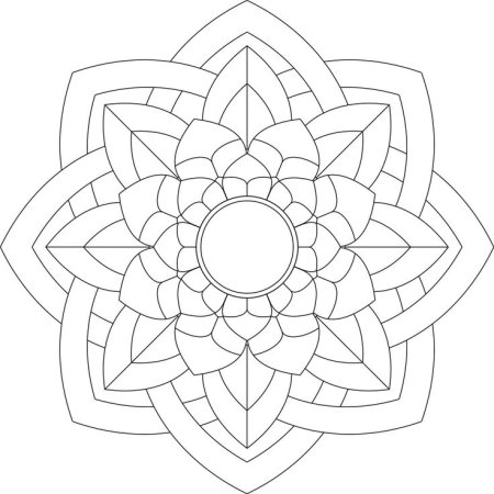 Семилепестковая Мандала