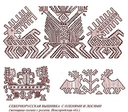 Русская народная вышивка дерево