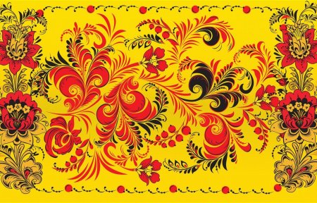 Хохломская роспись Рябинка