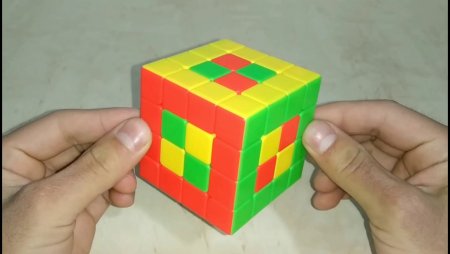 Узоры на кубике Рубика 3х3 кубик в Кубе в Кубе