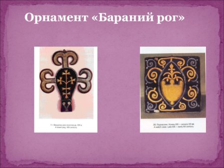 Бараний Рог орнамент