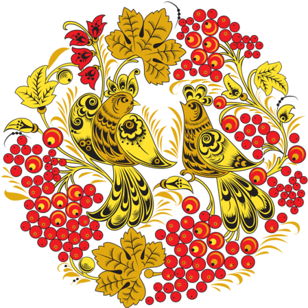 Народная Хохломская роспись