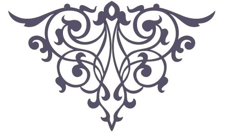 Трафарет вензеля