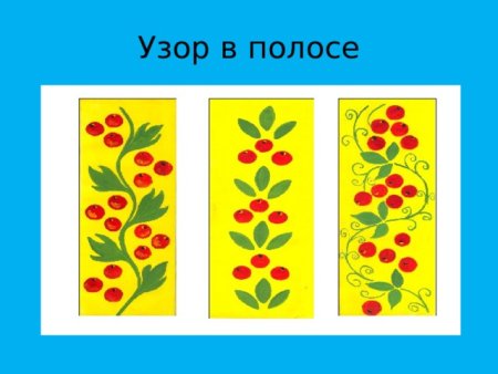 Орнамент в полосе для детей