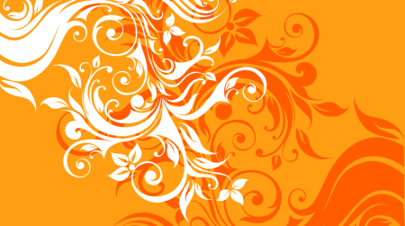 Оранжевый орнамент