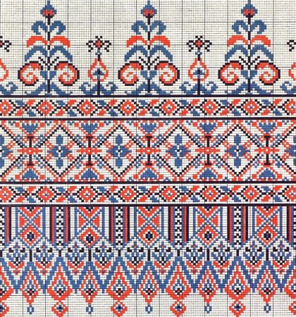 Рушники славянские схемы вышивки крестом