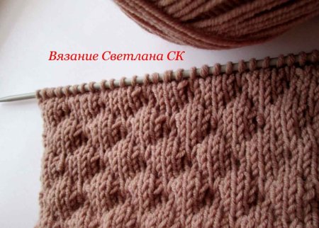 Вязка буфы спицами