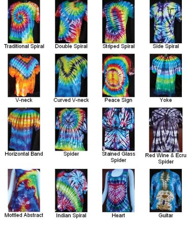 Tie Dye схемы