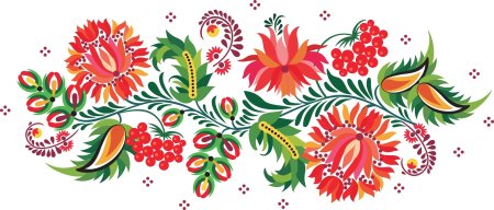 Городецкая и Хохломская роспись