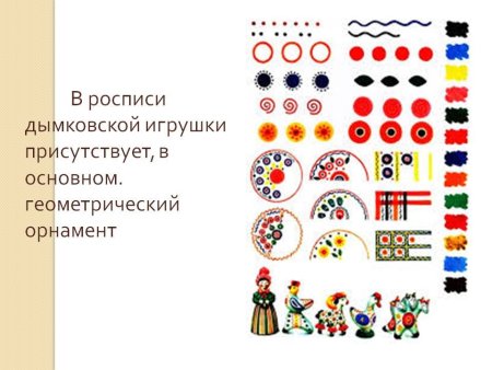 Дымковские узоры и орнаменты