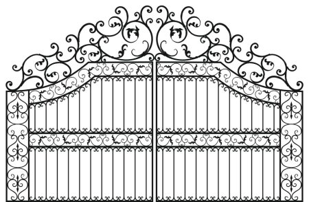 Геометрические узоры на заборе