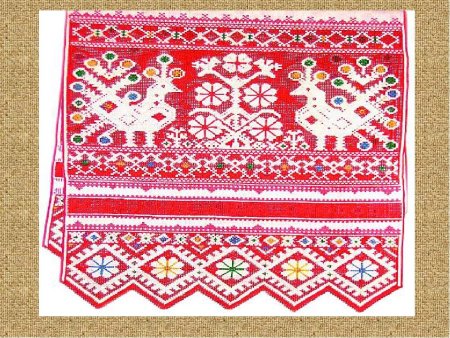 Русская народная вышивка изо