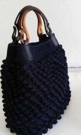 Клатч из трикотажной пряжи крючком