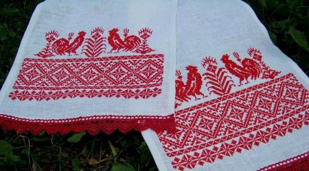Старинные полотенца с вышивкой