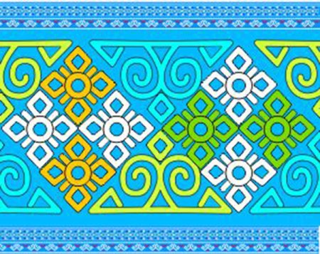 Национальный орнамент Туркменистана