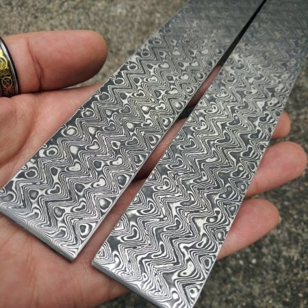 Дамасская сталь павлиний глаз
