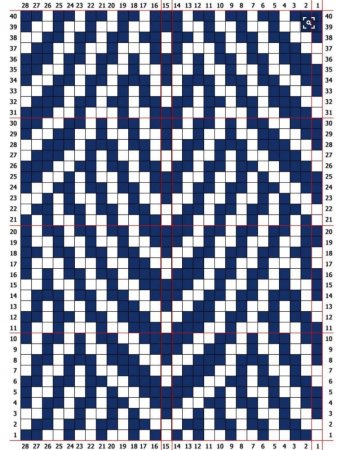 Ленивый жаккард Mosaic Knitting.