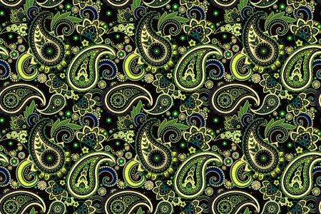 Индийский орнамент огурец пейсли