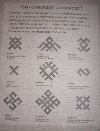 Значение орнаментов в славянских вышивках