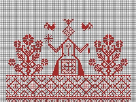 Богиня Макошь крестиком