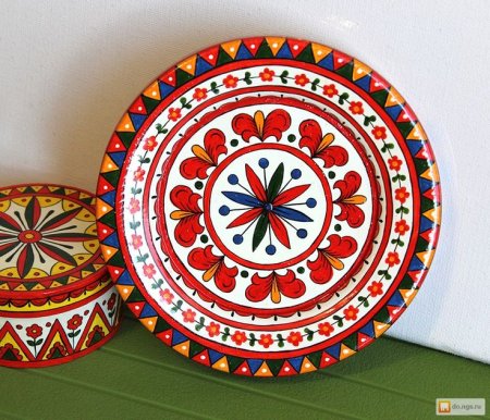 Росписи русские народные Мезенская