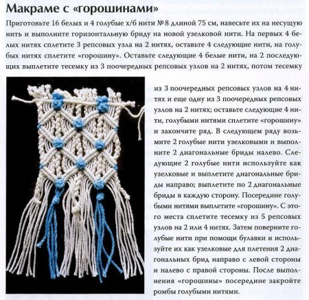 Узлы макраме схемы плетения пошагово