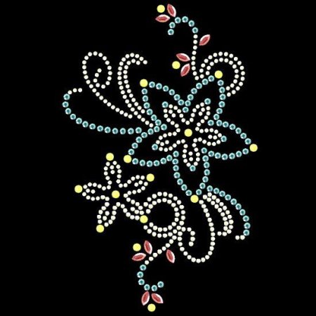 Узоры стразами
