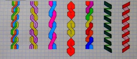 Косички по клеточкам