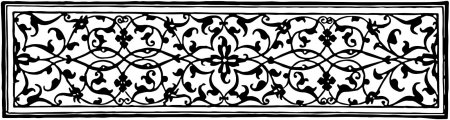 Готический орнамент в полосе