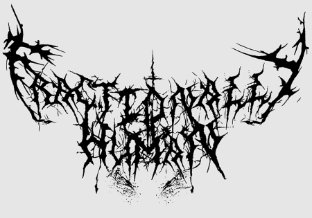 Шрифт в Deathcore стиле