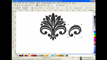 Орнамент coreldraw