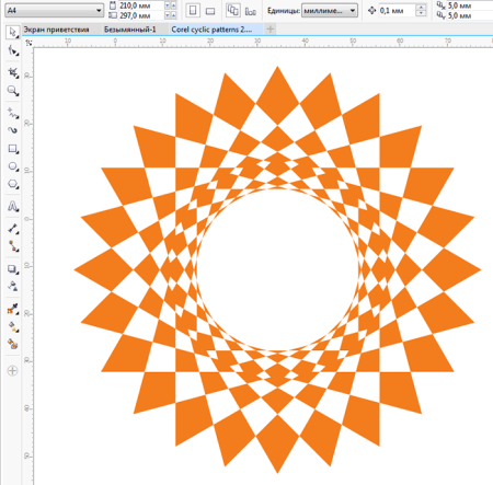 Орнамент coreldraw