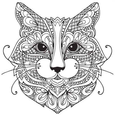Мандала котик