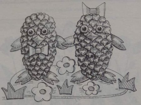 Человек из шишки