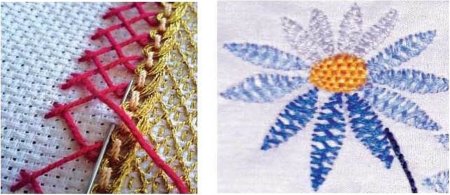 Шов козлик вышивка