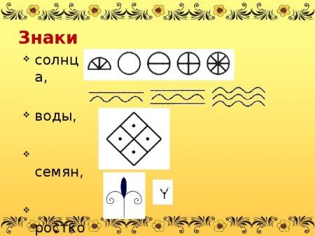 Солярные знаки солнце земля плодородие земли вода