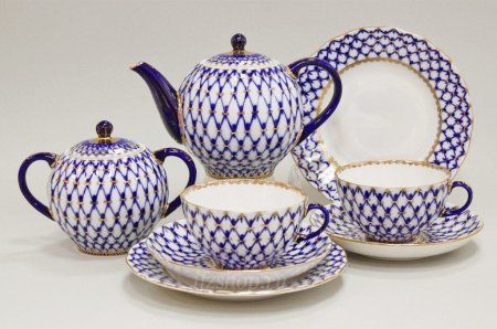 Кобальтовая сетка Императорский фарфоровый завод