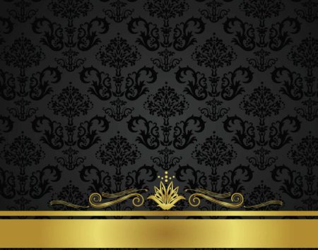 Фон для визитки черный с золотом