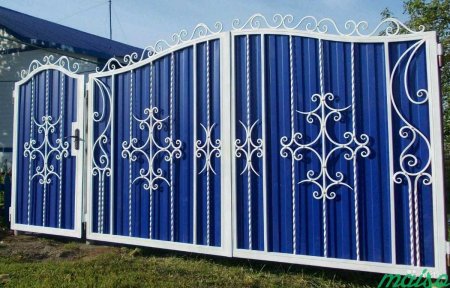 Металлические узоры на ворота