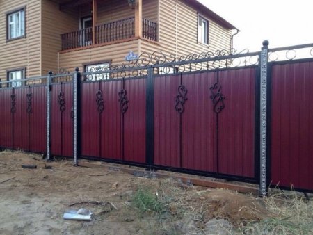 Заборы из профнастила с Эл