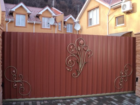 Узоры для ворот и калиток