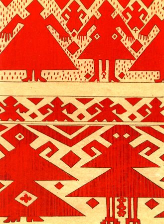 Рамка с орнаментом народов севера